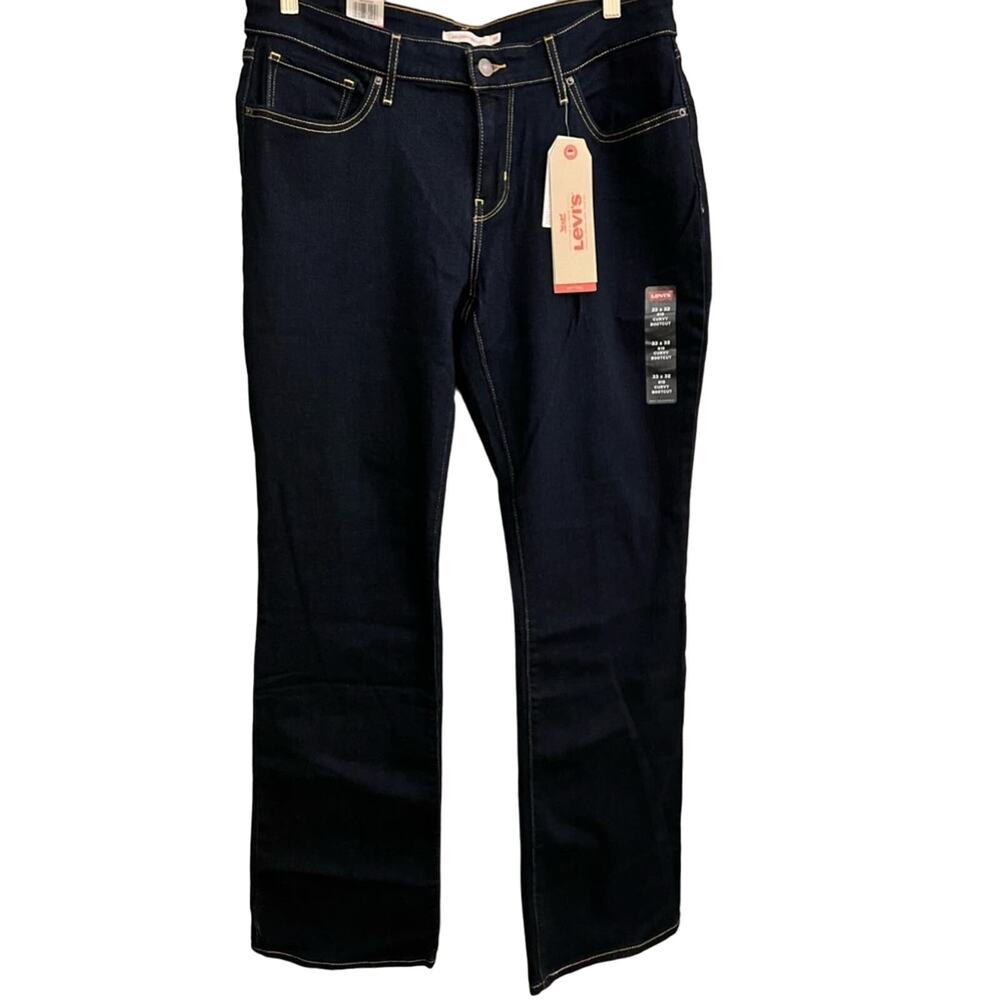 Levi Jeans 815 Curvy Boot Cut size 33 x 32 Blue Denim NWT